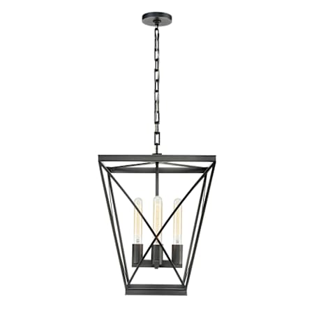 Alora Lighting Lattice 4 Light 17" Wide Multi Light Pendant Urban Bronze
