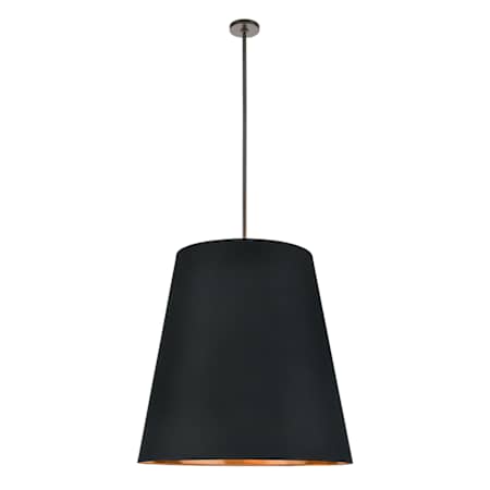 Alora Lighting Calor 3 Light 30" Wide Pendant Urban Bronze / Black / Gold