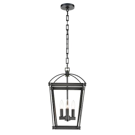 Alora Lighting Manor 4 Light 12" Wide Taper Candle Multi Light Pendant Urban Bronze