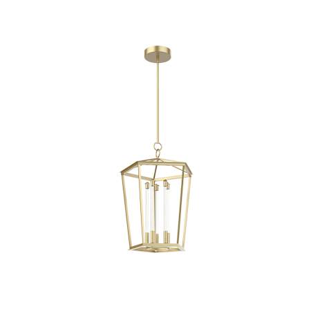 Alora Lighting Delphine 17" Wide LED Pendant Natural Brass