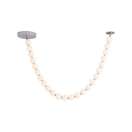 Alora Lighting Akoya 83" Wide LED Linear Pendant Chrome