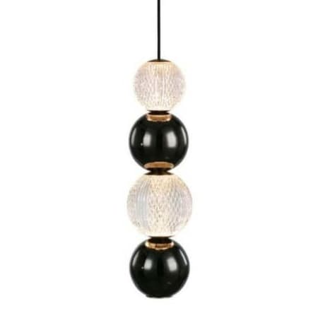 Alora Lighting Onyx 9" Wide Multi Light Pendant Natural Brass