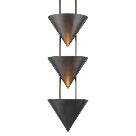 Alora Lighting Versus 3 Light 10" Wide Mini Pendant Aged Steel