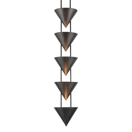 Alora Lighting Versus 5 Light 10" Wide Mini Pendant Aged Steel