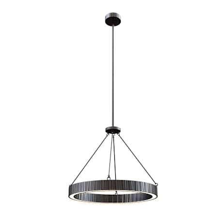 Alora Lighting Kensington 30" Wide LED Ring Chandelier Urban Bronze