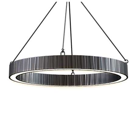 Alora Lighting Kensington 30" Wide LED Ring Chandelier Urban Bronze