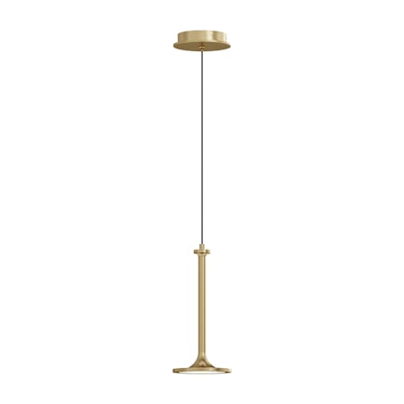 Alora Lighting Issa 6" Wide 3000K LED Mini Pendant Brushed Gold