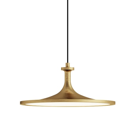 Alora Lighting Issa 8" Wide Mini Pendant Brushed Gold