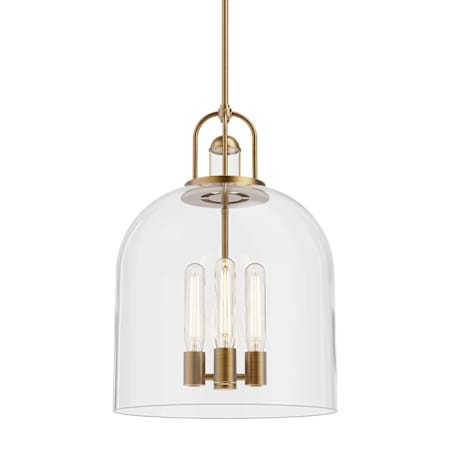 Alora Lighting Lancaster 16" Wide Multi Light Pendant Aged Gold