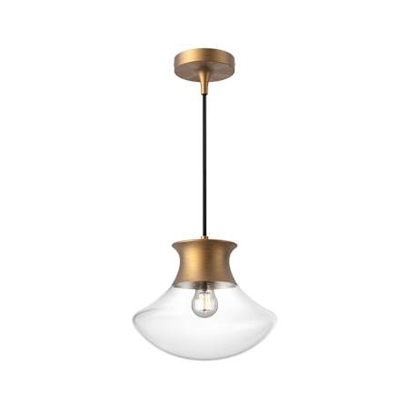 Alora Lighting Marcel 13" Wide Pendant Aged Gold