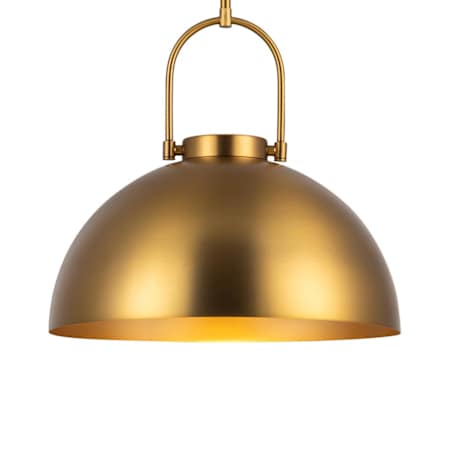 Alora Lighting Harper 16" Wide Pendant Aged Gold
