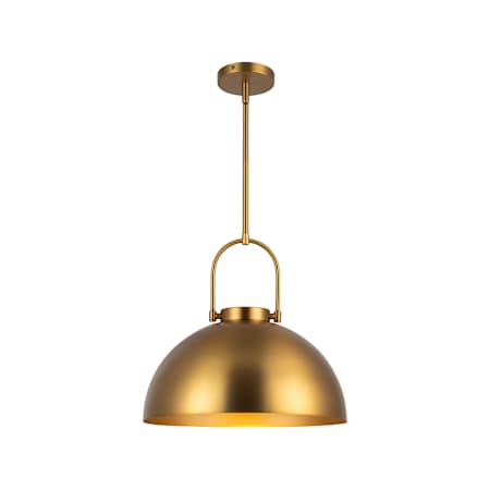 Alora Lighting Harper 16" Wide Pendant Aged Gold