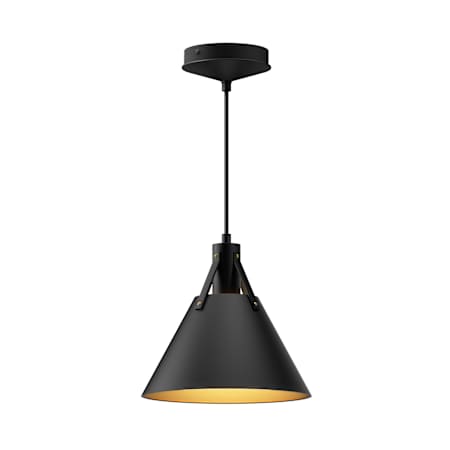 Alora Lighting Archer 10" Wide Mini Pendant Matte Black