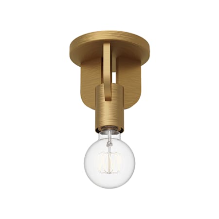 Alora Lighting Claire 8" Wide Semi-flush Ceiling Fixture Aged Gold