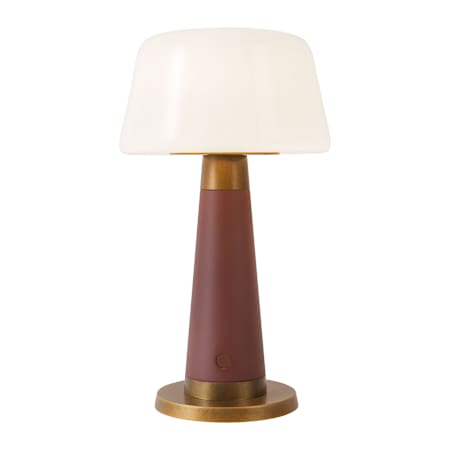 Alora Lighting Clemence 11" Tall LED Buffet Table Lamp Burgundy