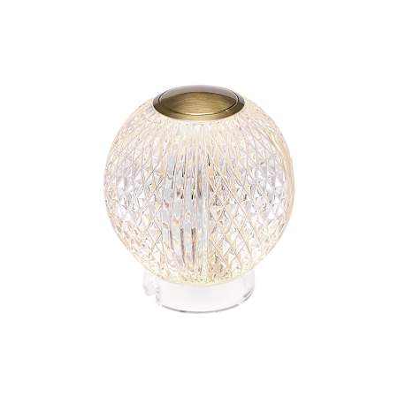 Alora Lighting Marni 3" Tall Table Lamp Natural Brass