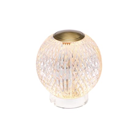Alora Lighting Marni 3" Tall Table Lamp Natural Brass