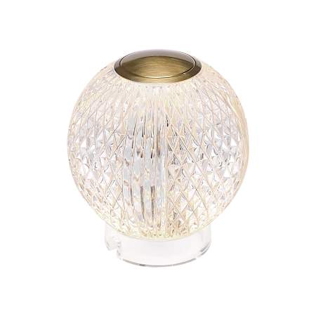 Alora Lighting Marni 4" Tall Table Lamp Natural Brass