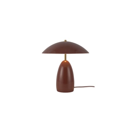 Alora Lighting Poppy 14" Tall 3000K LED Vase Table Lamp Burgundy