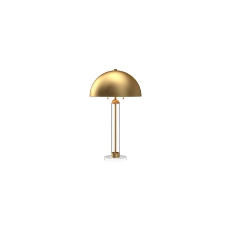 Alora Lighting Margaux 2 Light 31" Tall Buffet Table Lamp Brushed Gold