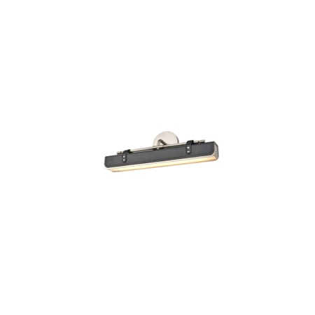 Alora Lighting Valise 20" Wide LED Bath Bar Aged Nickel / Tuxedo