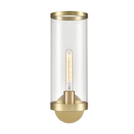 Alora Lighting Revolve II 17" Tall Bathroom Sconce Natural Brass