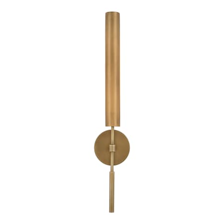 Alora Lighting Astrid 26" Tall LED Wall Sconce Metal Shade / Vintage Brass