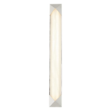 Alora Lighting Caesar 25" Tall 3000K LED Bath Bar Polished Nickel / Alabaster