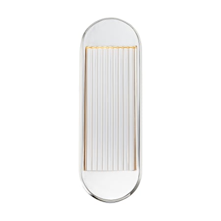 Alora Lighting Palais 24" Tall LED Wall Sconce Polished Nickel