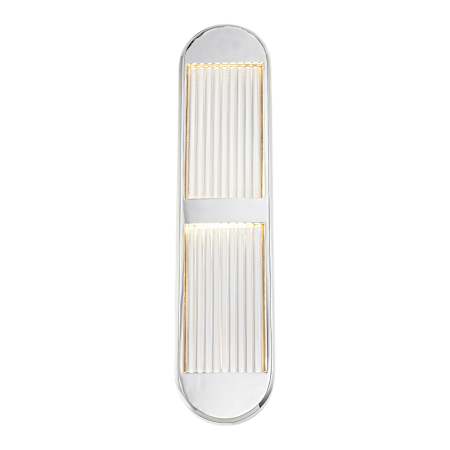 Alora Lighting Palais 24" Tall LED Wall Sconce Polished Nickel