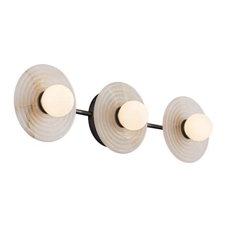 Alora Lighting Dahlia 3 Light 22" Wide 2700K LED Vanity Light Urban Bronze / Alabaster