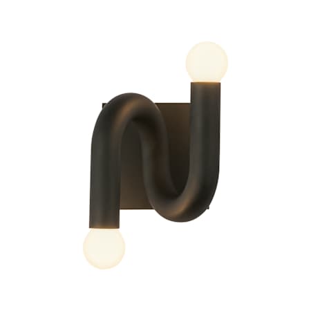 Alora Lighting Sadie 2 Light 6" Tall Bathroom Sconce Matte Black