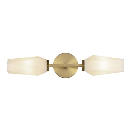 Alora Lighting Krysta 20" Tall Bathroom Sconce Brushed Gold / Opal Glass
