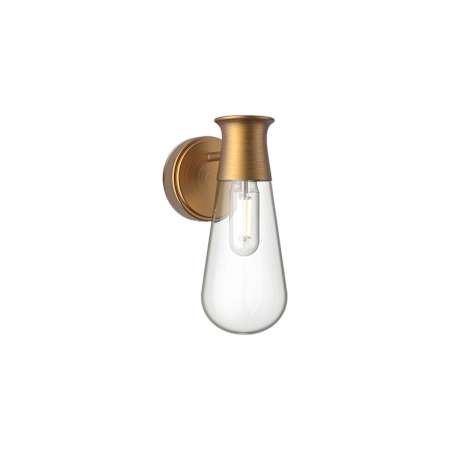 Alora Lighting Marcel 12" Tall Wall Sconce Aged Gold