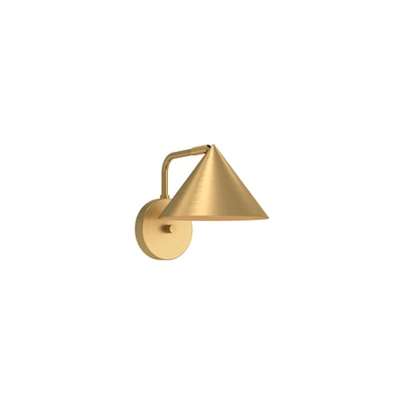 Alora Lighting Remy 8" Tall Wall Sconce Brushed Gold