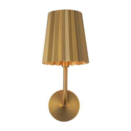 Alora Lighting Plisse 17" Tall Wall Sconce Aged Gold