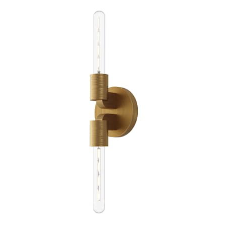 Alora Lighting Claire 8" Tall Wall Sconce Aged Gold