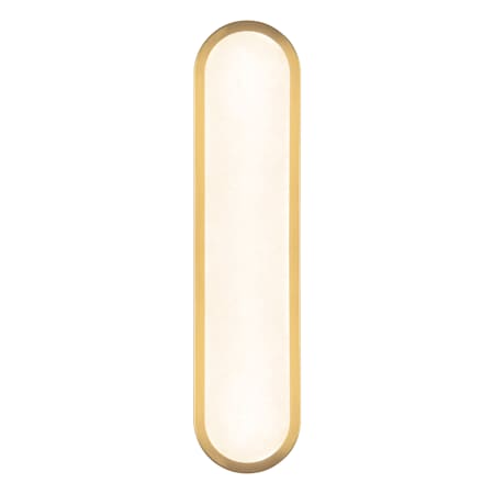 Alora Lighting Evelyn 22" Tall LED Bath Bar Brushed Gold / Alabaster