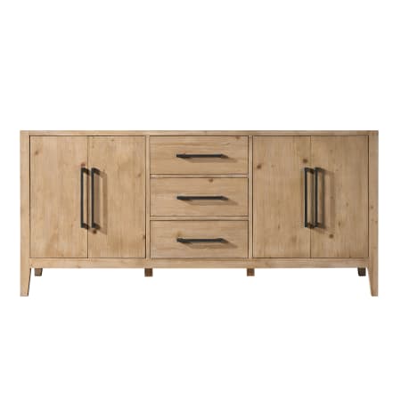 Altair Laurel 72" Double Free Standing Vanity Cabinet Only - Less Vanity Top Weathered Fir