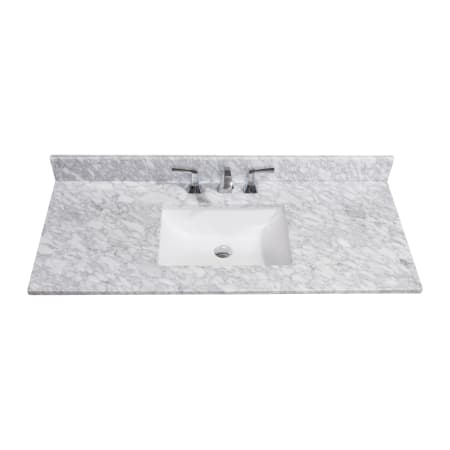 Altair Oristano 49" Marble Vanity Top with Backsplash Italian Carrara White