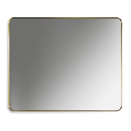 Altair Nettuno 36"W x 30"H Rectangular Flat Aluminum Framed Wall Mounted Bathroom Mirror Brushed Gold