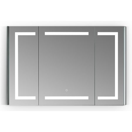 Altair Bojano 48" x 32" Lighted Frameless Triple Door Medicine Cabinet with Touch-Sensor and Soft-Close Hinges Mirrored