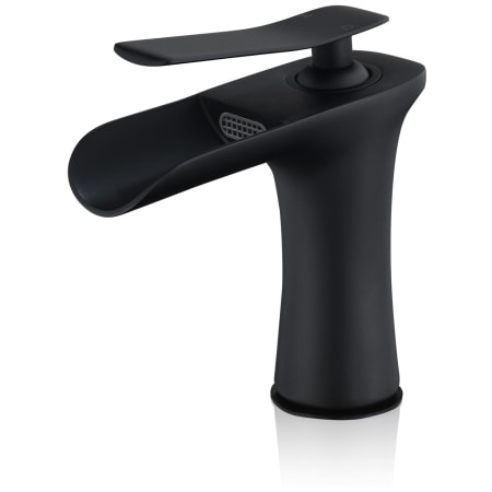 Altair Mayen 2.2 GPM Vessel Single Hole Bathroom Faucet Matte Black