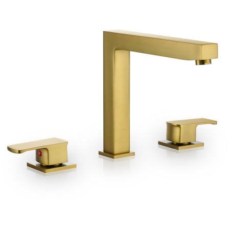 Altair Calden Deck Mounted Roman Tub Filler Brushed Gold