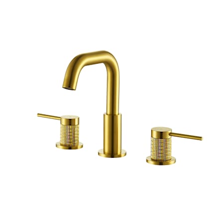 Altair Versace 1.2 GPM Widespread Bathroom Faucet Brushed Gold