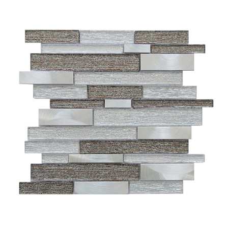Altair Glena - 12" x 12" Rectangle Wall Tile - Glossy Visual - Sold by Carton (14.5 SF/Carton) Mixed Color