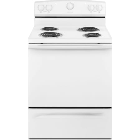 Amana 30 Inch Wide 4.8 Cu. Ft. Free Standing Electric Range with Temp Assure Cooking System White