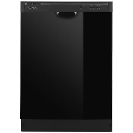 Amana 24 Inch Wide 12 Place Setting Built-In Front Control Dishwasher Black