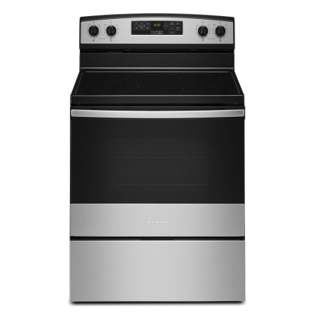 Amana 30 Inch Wide 4.8 Cu. Ft. Free Standing Electric Range with Temp Assure™ Cooking System Stainless Steel