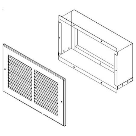 Amana Terminal Duct and Grille Kit for PTACs N/A
